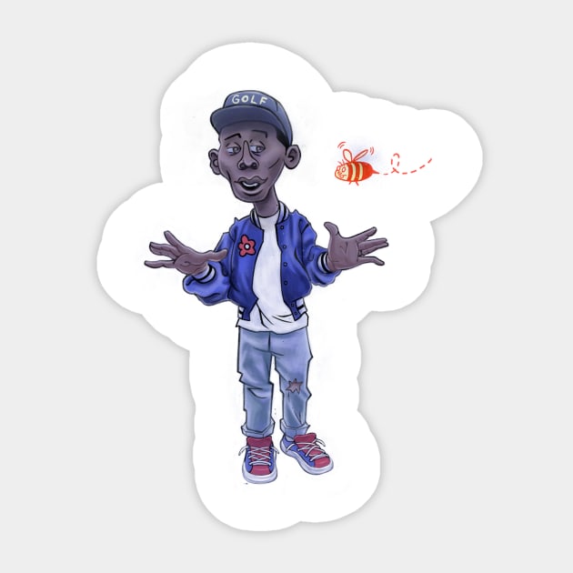 Tyler, The Creator Sticker by alexrobleto